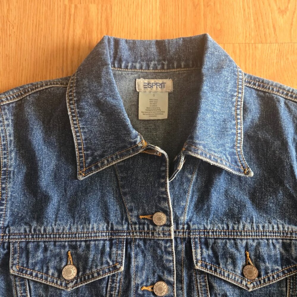 Vintage Esprit‎ Cropped Denim Jacket
